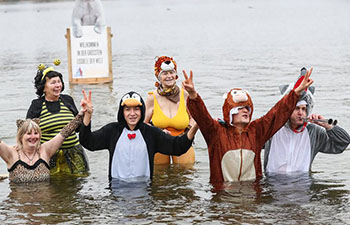 Winter Swimming Carnival held at Oranke Lake in Germany