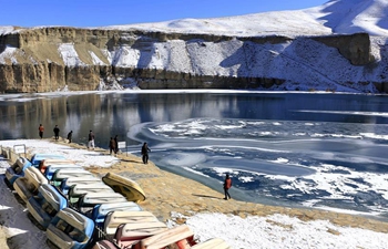 Scenery of Band-e-Amir lake in Afghanistan
