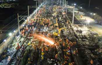 1,500 workers complete railway line upgrade in just 8.5 hours