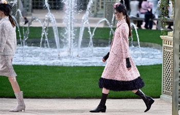 Creations of Chanel presented at Haute Couture 2018 in Paris
