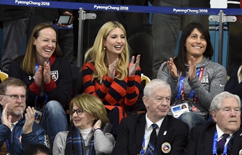 Ivanka Trump watches men's final curling match between U.S., Sweden at Winter Olympics