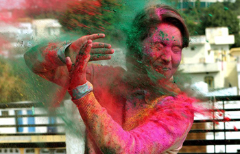 Holi festival celebrated by Hindu residents around world