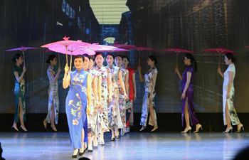 Cheongsam show held to celebrate upcoming Int'l Women's Day in Zhejiang