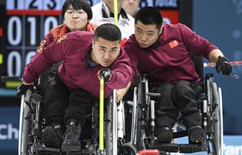 China enters wheelchair curling final at Winter Paralympics