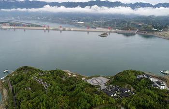Scenery of Three-Gorges Dam in central China's Hubei