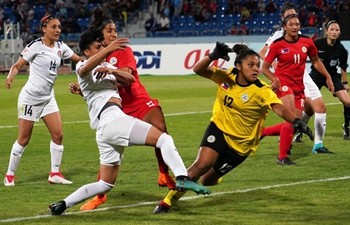 Jordan, Philippines compete at 2018 AFC Women's Asian Cup in Amman, Jordan