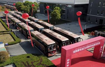 Chinese auto company Ankai exports buses to Saudi Arabia