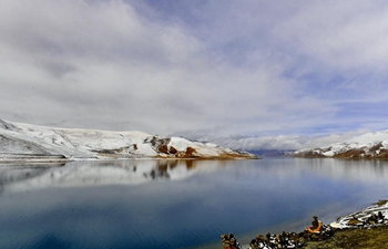 Spring scenery of Yamdrok Lake in China's Tibet