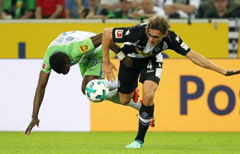 Monchengladbach down Wolfsburg 3-0 in German Bundesliga