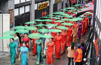 Cheongsam cultural festival held in E China's Anhui