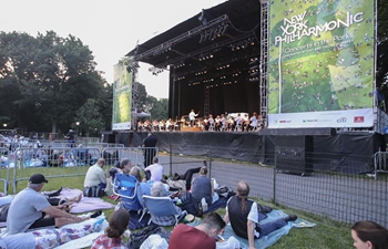 New York Philharmonic holds free outdoor concert
