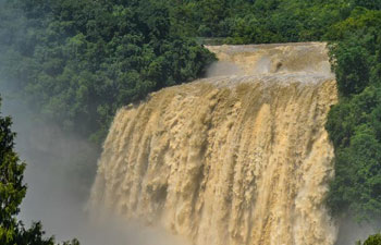 Scenery of Huangguoshu Waterfall in China's Guizhou