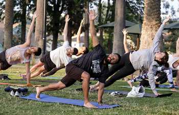 International Yoga Day marked in Los Angeles