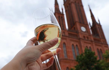 43rd Rheingau Wine Festival held in Wiesbaden, Germany