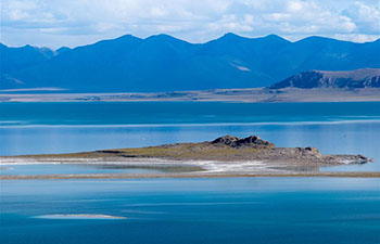 Scenery of Zhari Namco Lake in Ali, China's Tibet