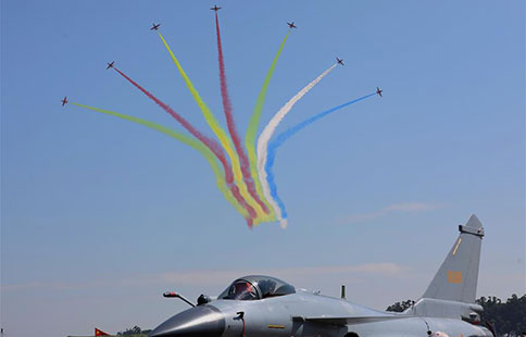 Aerobatic teams perform at Airshow China in Zhuhai