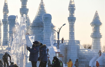 Highlights of international ice sculpture competition in Harbin