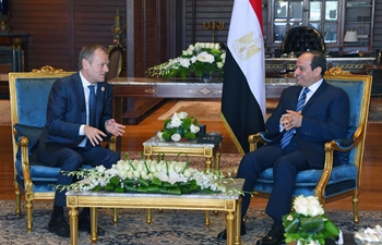 Egypt‘s Sisi meets with Donald Tusk in Sharm el-Sheikh, Egypt