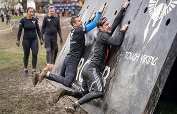 Tough Viking competition held in Stockholm