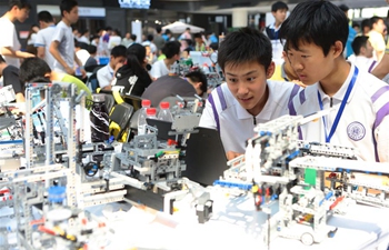 Municipal teenagers' robotics competition held in China's Tianjin