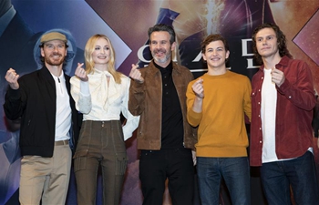Press conference held in Seou to promote movie "X-Men: Dark Phoenix"