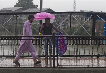Meteorological department in Indian-controlled Kashmir predicts two-day spell of rains