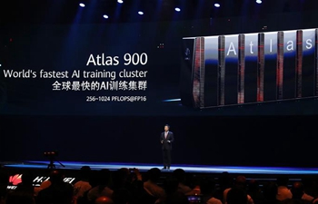 Huawei launches super fast AI training cluster