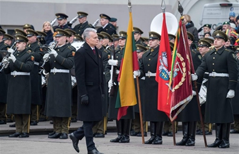 Lithuania marks 102nd independence anniversary