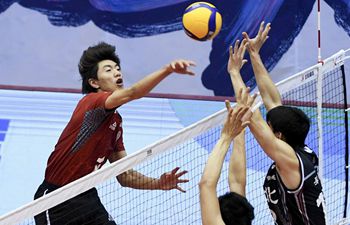 Hebei vs. Hubei at Chinese men's volleyball league