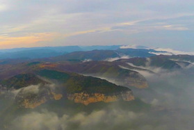 山西山间云海