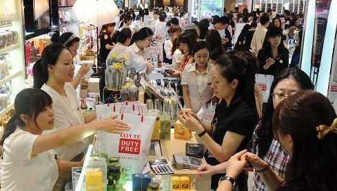 韩小长假期间免税店销售猛增 得益于中国游客