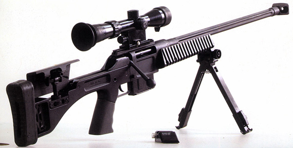 图为国产JS 7.62毫米中口径狙击步枪。
