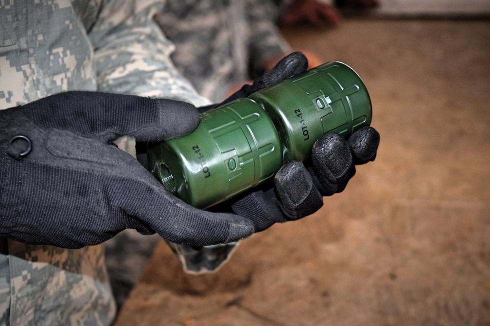 他们叫这种手榴弹为"可扩展进攻型手榴弹(scalable offensive hand