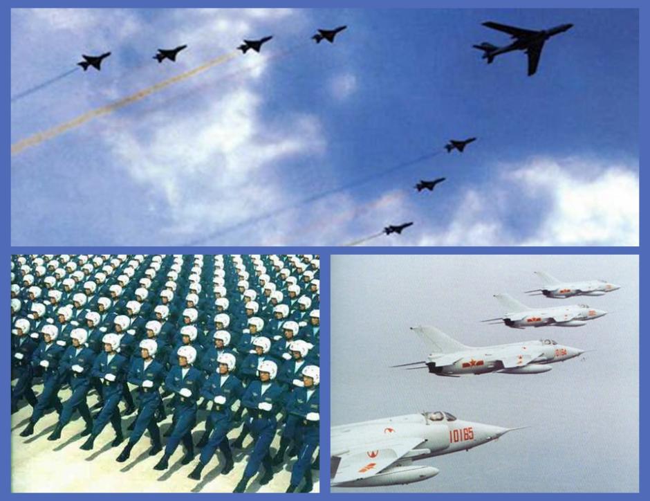 震撼大盘点新中国历次阅兵中的空军方队