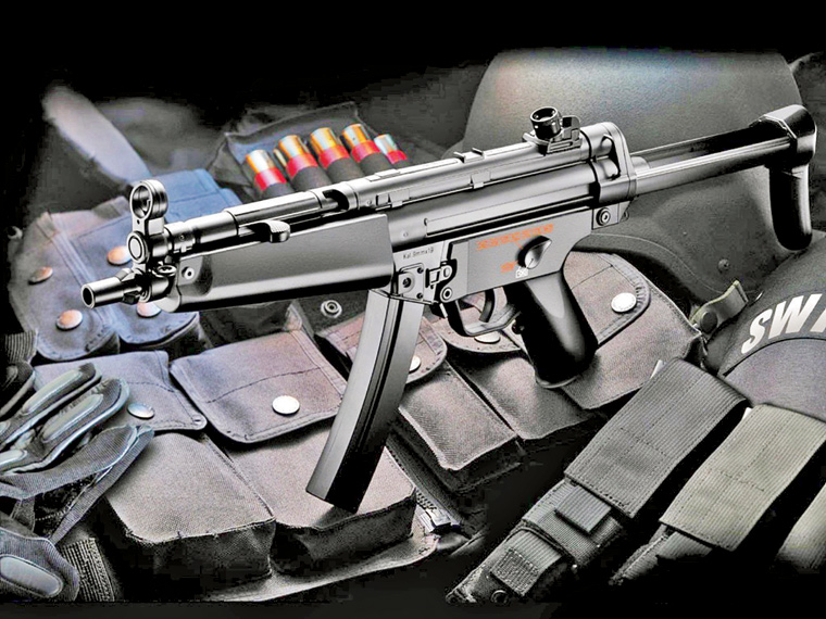 经典系列:德国mp5冲锋枪这款枪可谓大名鼎鼎,它从开始研发至今已经
