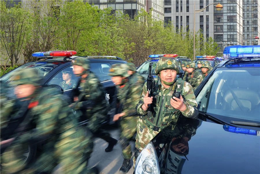 卫士忠诚在津门记武警天津总队滨海新区支队十三中队中队长王磊