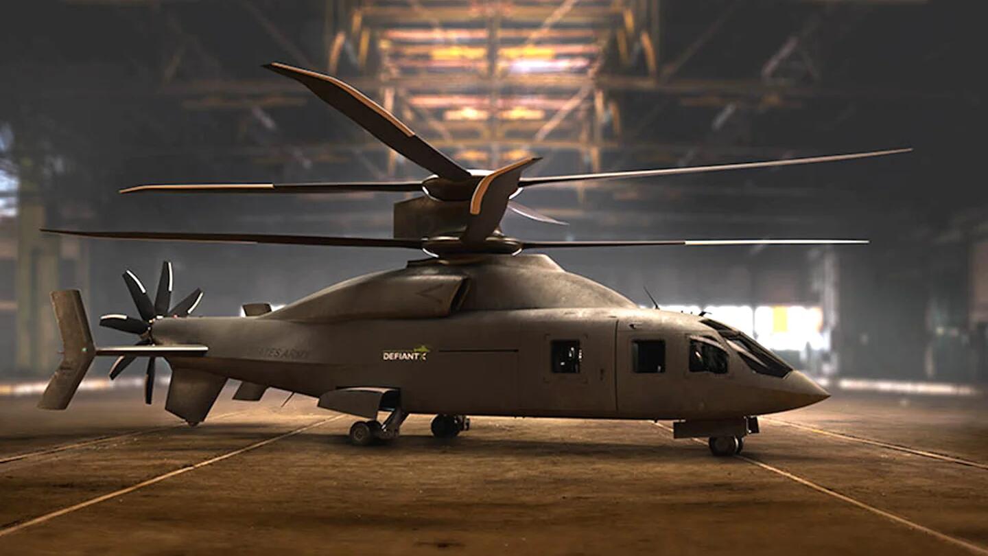 美国新型高速直升机曝光,在sb1直升机基础上又有重大改进