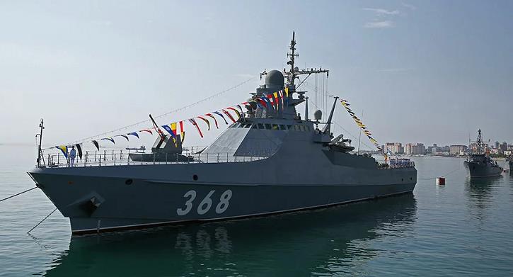 "瓦西里·贝科夫"号巡逻舰俄罗斯22160型"瓦西里·贝科夫"号巡逻舰于