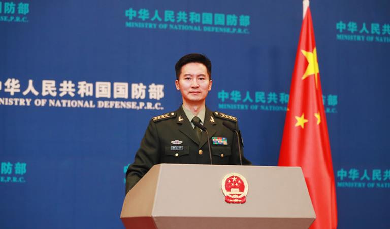 日方在台湾问题上粗暴干涉中国内政 国防部:中国军队坚决反对
