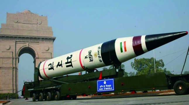 印媒:印度将射"烈火v"导弹 携带多枚弹头战略威慑能力大增
