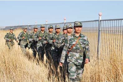内蒙古军区某边防团卫国戍边记事