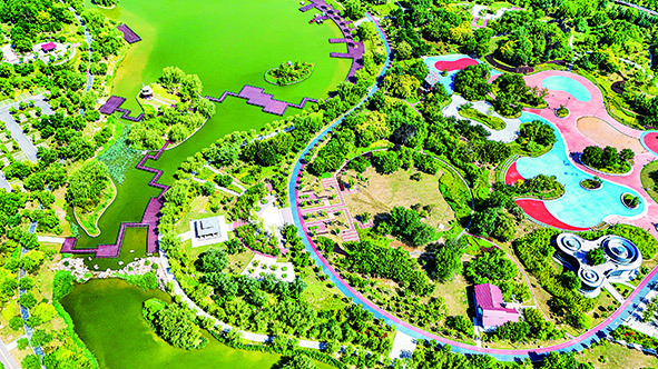 陕西富平：打造生态绿廊 探索“乐水兴城”