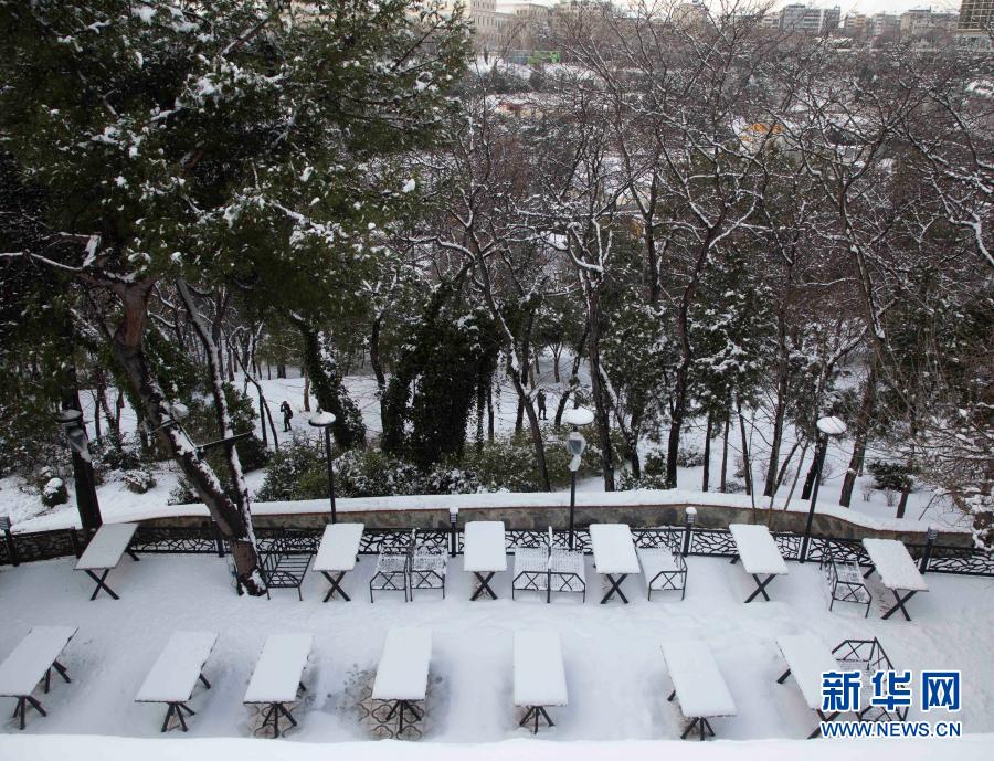 土耳其伊斯坦布尔降雪