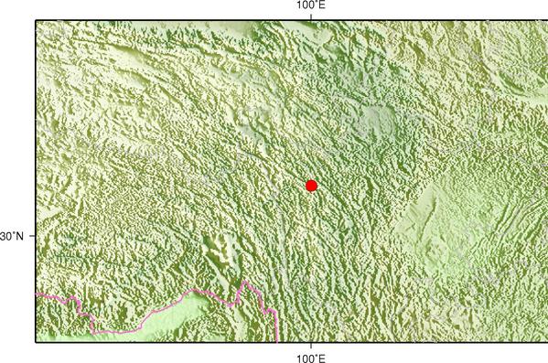 8月9日6时21分四川甘孜州甘孜县发生3.2级地震