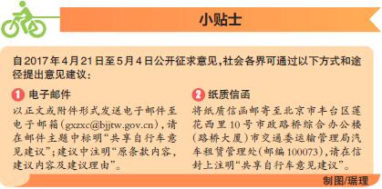 本市拟控制单车投放数量 共享单车押金设专用