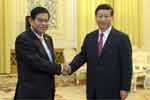 习近平会见缅甸联邦巩固与发展党总书记吴泰乌