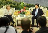 习近平会见德国总理默克尔