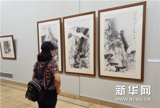 "三界之外·王金岭大写意水墨艺术展"在中国美术馆开展