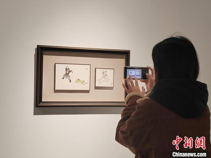 中国戏曲人物画鼻祖关良作品山西展出-新华网