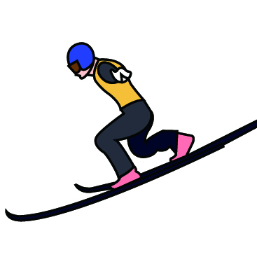 图解北京冬奥项目76跳台滑雪高台跃下凌空旋转